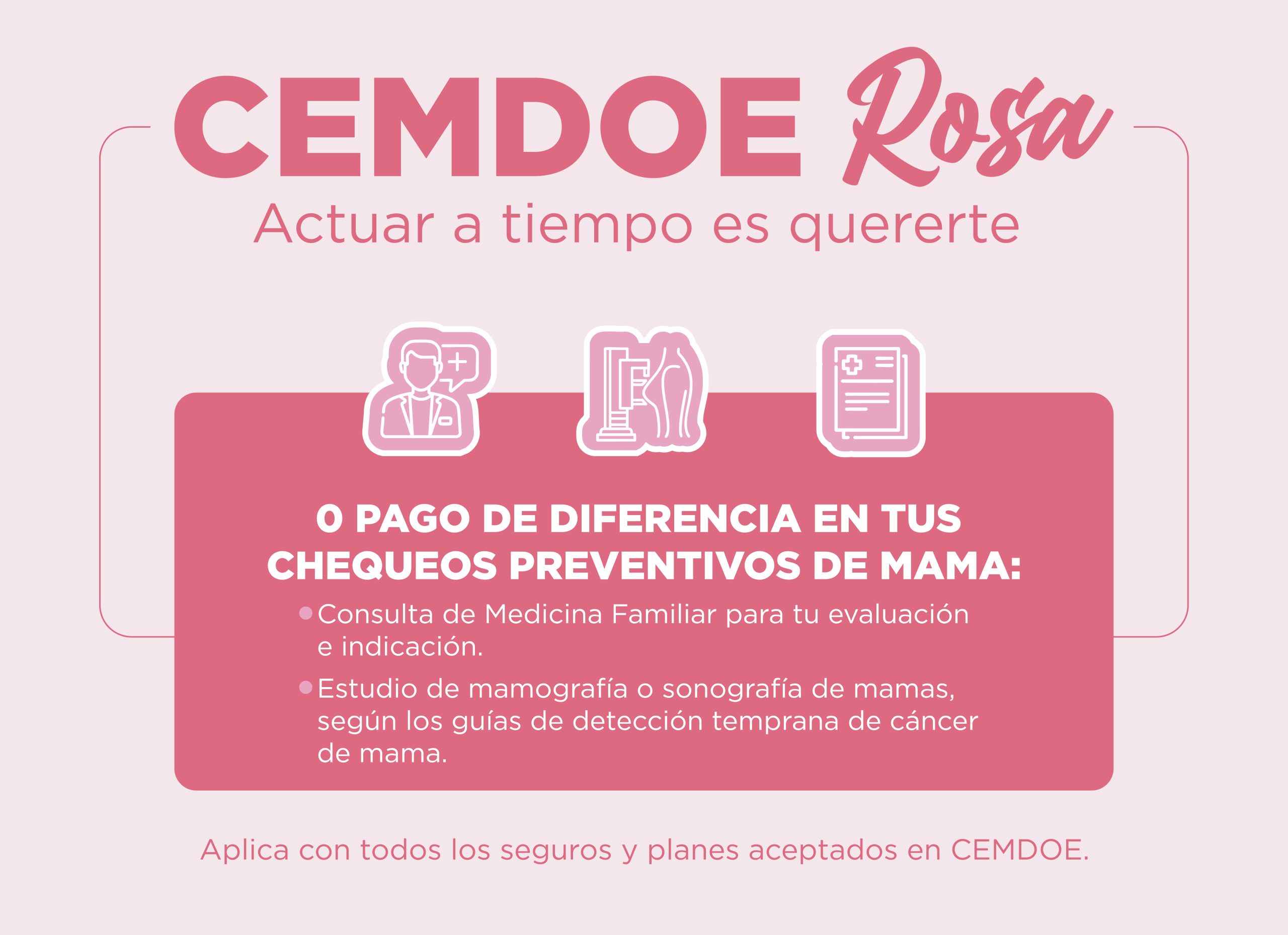 Haz tu chequeo. Hoy es el momento